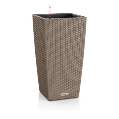 Кашпо Lechuza 15158 Кашпо LECHUZA Кубико Коттедж 30 Песочно-коричневое все-в-одном арт. ZN-301027