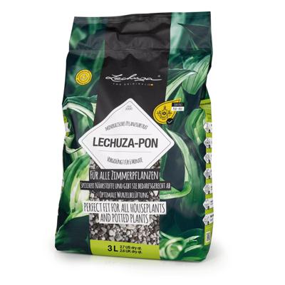 Кашпо Lechuza 19560 Субстрат Lechuza PON 3 L арт. ZN-405617