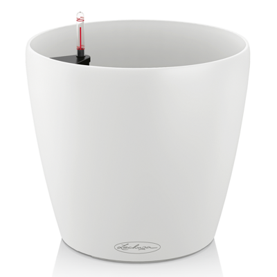 Кашпо Lechuza 13261 Кашпо LECHUZA Классико Колор 18 Белое с системой автополива арт. ZN-433234