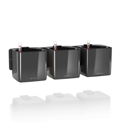 Кашпо Lechuza 13524 Комплект Green Wall Home Kit Glossy Антрацитовый блестящий с системой автополива арт. ZN-405698