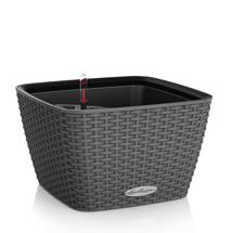 Кашпо Lechuza 15453 Кашпо LECHUZA Бачино 30*30*18см Гранитное с системой полива арт. 15453