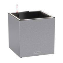 Кашпо Lechuza 13630  Кашпо LECHUZA Канто Стоун 30 куб. Серый камень( светодиод, Снят) арт. 13630
