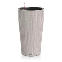 Кашпо Lechuza 15148  Кашпо LECHUZA Цилиндро Коттедж 23/41  Песочно-коричневый с системой автополива арт. 15148