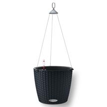 Кашпо Lechuza 15203 Кашпо LECHUZA Нидо 28 Графитно-черное все-в-одном арт. ZN-301039