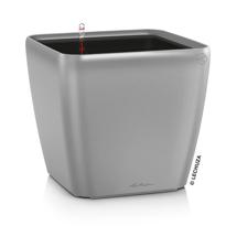 Кашпо Lechuza 16288 Кашпо LECHUZA Квадро 50 LS Серебряное с системой полива и съемным горшком арт. ZN-300932