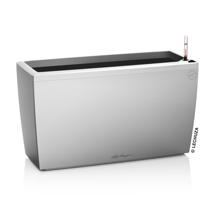 Кашпо Lechuza 18808 Кашпо LECHUZA Караро 75 Серебряное с системой полива арт. ZN-300794