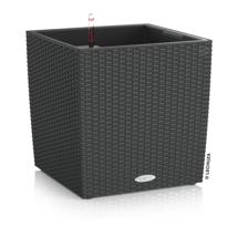 Кашпо Lechuza 15392 Кашпо LECHUZA Кьюб Коттедж 50 Гранит с системой полива арт. ZN-301005
