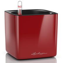 Кашпо Lechuza 13512 Кашпо LECHUZA Кьюб Глосси 14 Ярко-красный блестящий с системой автополива арт. ZN-405691