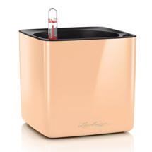 Кашпо Lechuza 30651446  Кашпо LECHUZA Кьюб Глосси 14 цвет Абрикос с системой полива  ( Снят) арт. ZN-405695