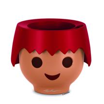 Кашпо Lechuza 19046  Кашпо LECHUZA Охо с автополивом, красный, D21cm, H16cm арт. ZN-301340