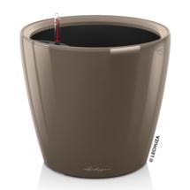 Кашпо Lechuza 16045 Кашпо LECHUZA Классико 28 LS Серо-коричневое с системой полива и съемным горшком арт. ZN-300805