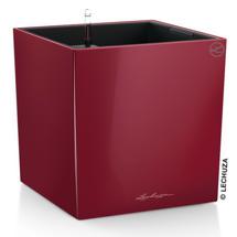 Кашпо Lechuza 16567 Кашпо LECHUZA Кьюб 50 Красный блестящий с системой полива арт. ZN-301101