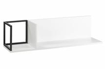 Книжный шкаф R-Home Полка навесная CITY белый арт. 40095583h