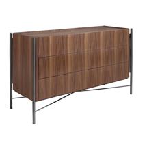 Комод Angel Cerda Комод 7139/MC2201DR из ореха и затемненной стали арт. 156519