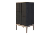 Комод Ellipsefurniture Комод Line 5 ящиков (черный) арт. EL051202100101