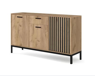 Комод Halmar Комод Halmar LAMINO KM-1 (дуб крафт/черный) арт. V-PL-LAMINO-KM-1