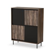 Комод Halmar Комод HALMAR SWING KM-2 орех/черный арт. V-PL-SWING-KM-2