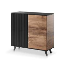 Комод Halmar Комод Halmar RANDOM KM-2 (дуб вотан/черный) арт. V-PL-RANDOM-KM-2