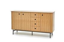 Комод Halmar Комод Halmar SMART KM-1 (дуб натуральный/черный) арт. V-PL-SMART-KM-1