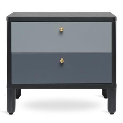 Комод LATITUDE Тумба прикроватная saga, hordur, 55х40х50 см, черная арт. SGNSTDHRDRBK