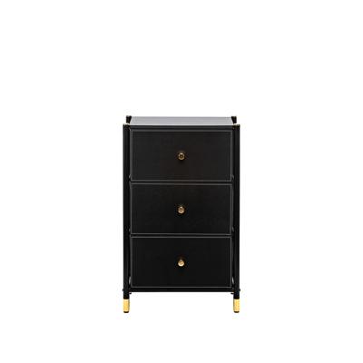Комод Мебель Импэкс Комод Leset Нирита/Хайди, 3 ящика, Черный арт. 2500000209642