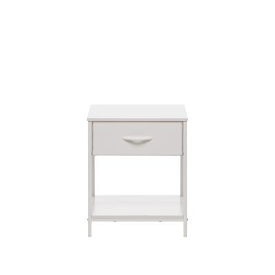 Комод Мебель Импэкс Комод Leset Линкс с ящиком и полкой (к/з), Каркас Белый, ящики Белые арт. 2500000198106