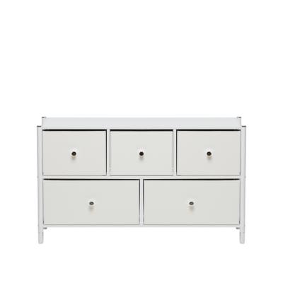 Комод Мебель Импэкс Комод Leset Нирита/Хайди широкий 5 ящиков, Белый арт. 9780201379624