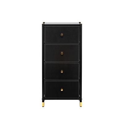 Комод Мебель Импэкс Комод Leset Нирита/Хайди, 4 ящика, Черный арт. 2500000209666