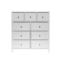 Комод Мебель Импэкс Комод Leset Нирита/Хайди, 9 ящиков, Белый арт. 2500000209765