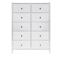 Комод Мебель Импэкс Комод Leset Нирита/Хайди, 10 ящиков, Белый арт. 2500000209789