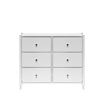 Комод Мебель Импэкс Комод Leset Нирита/Хайди, 6 ящиков, Белый арт. 2500000209734
