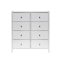 Комод Мебель Импэкс Комод Leset Нирита/Хайди, 8 ящиков, Белый арт. 2500000209758