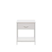 Комод Мебель Импэкс Комод Leset Линкс с ящиком и полкой (к/з), Каркас Белый, ящики Белые арт. 2500000198106