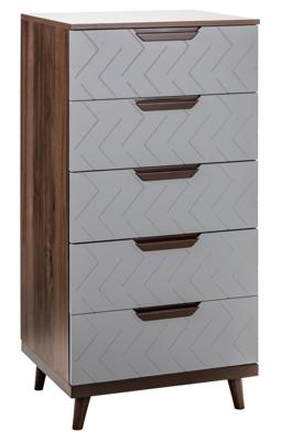 Комод R-Home Комод с 5 ящиками Сканди Грей арт. 4009266hM_Грей