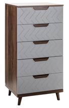 Комод R-Home Комод с 5 ящиками Сканди Грей арт. 4009266hM_Грей