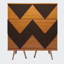 Комод Woodi Furniture Комод Lady Woo с цветным узором арт. LW01SPN-TK