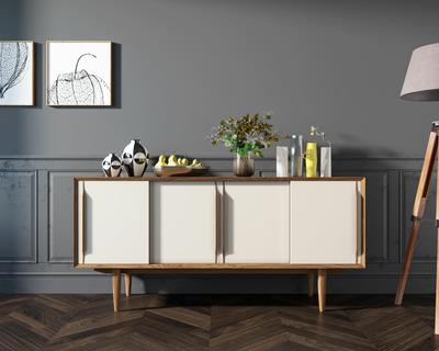 Комод Этажерка Комод "Bruni white" четыре дверки арт BR23WH арт. BR23WH
