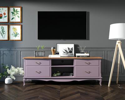 Комод Этажерка Комод Leontina Lavanda под TV удлиненный арт ST9328/2L арт. ST9328/2L