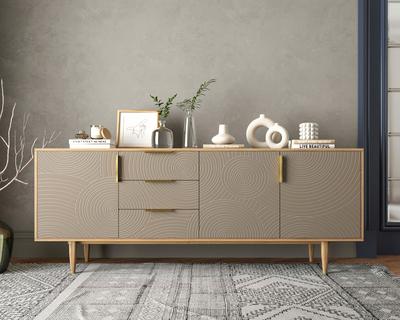 Комод Этажерка Комод "Line" удлиненный R25/beige арт. R25/beige