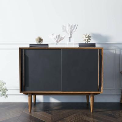 Комод Этажерка Комод "Bruni Black" две дверки арт BR25Black арт. BR25Black
