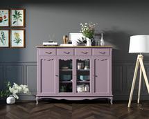 Комод Этажерка Комод-витрина Leontina Lavanda арт ST9363L арт. ST9363L