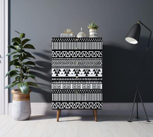 Комод Этажерка Комод высокий "Berber" принт 19 арт BB10/Print_19 арт. BB10/Print_19
