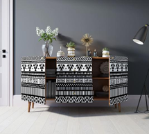 Комод Этажерка Комод "Berber" с ящиками 19 принт арт BB14/Print_19 арт. BB14/Print_19