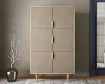 Комод Этажерка Большой комод с шестью дверками "Line" R20/beige арт. R20/beige