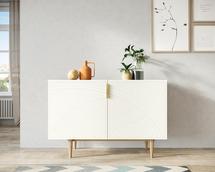 Комод Этажерка Комод с двумя дверками "Line" LN01/GR1/beige арт. LN01/GR1/beige