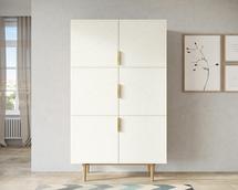 Комод Этажерка Большой комод с шестью дверками "Line" LN04/GR1/beige арт. LN04/GR1/beige