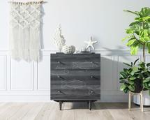 Комод Этажерка Комод "Boho" 3 ящика с рыбами арт BH02 арт. BH02