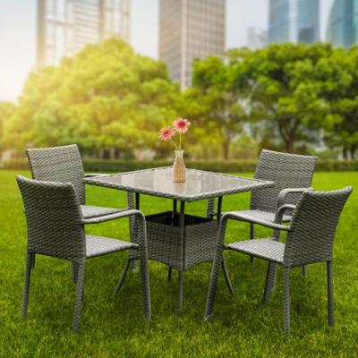 Комплект Афина Комплект мебели AFM-4030G Grey (4+1) арт. AFM-4030G Grey 4pcs