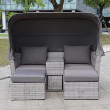 Комплект Афина Комплект плетеной мебели AFM-330G Grey арт. AFM-330G Grey
