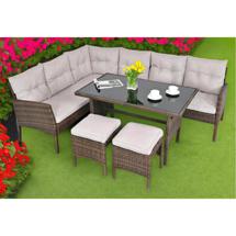 Комплект Афина Комплект плетеной мебели AFM-107A Brown (3 кор.) арт. AFM-107A Brown